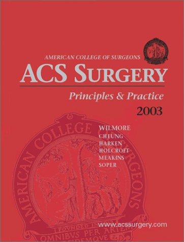 Imagen de archivo de Acs Surgery : Principles and Practice 2003 a la venta por Better World Books