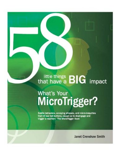 Beispielbild fr 58 Little Things That Have a BIG Impact : What's Your MicroTrigger? zum Verkauf von Better World Books