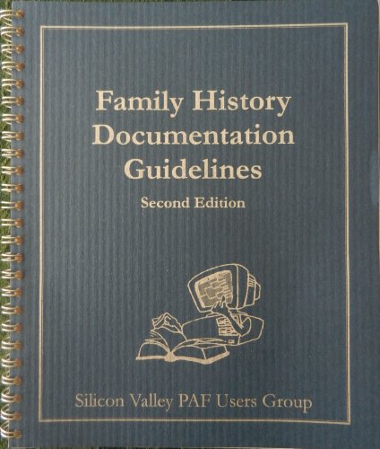 Stock image for Family History Documentation Guidelines for sale by HPB-Red