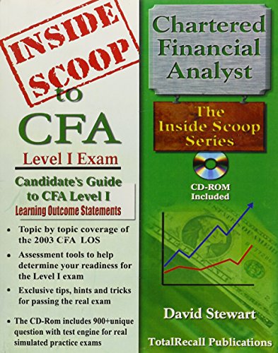 Candidates Guide to CFA Level I Exam Learning Outcome Statements (Inside Scoop) (9780970468420) by Stewart, David; Tate, Corby