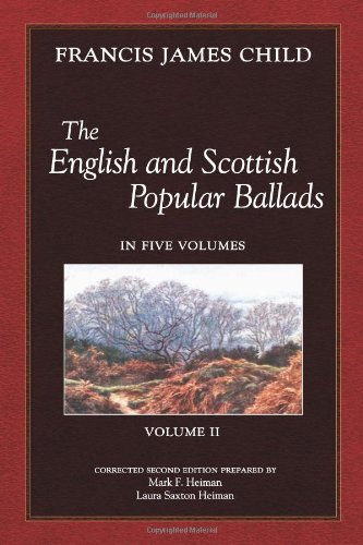 Imagen de archivo de The English and Scottish Popular Ballads Volume II a la venta por Chequamegon Books