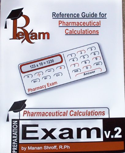 Beispielbild fr Reference Guide for Pharmaceutical Calculations : Preparation Exam, Vol. 2 zum Verkauf von Mahler Books