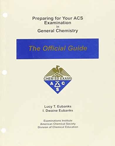9780970804204: Preparing for your ACS examination in general chemistry: The official guide