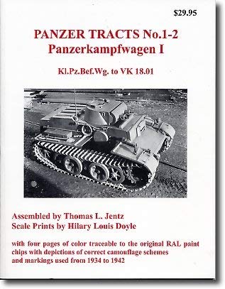 9780970840783: PANZER TRACTS NO. 1-2: PANZERKAMPFWAGEN I