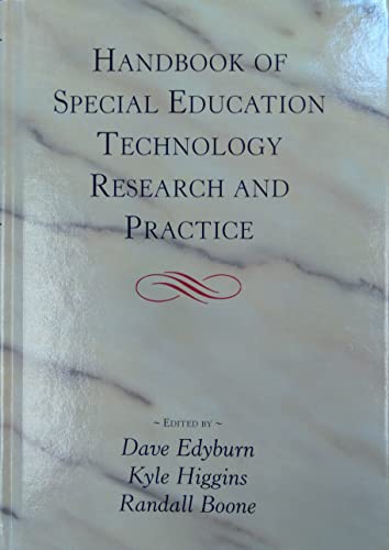 Stock image for Handbook of Special Education Technology Research and Practice for sale by Better World Books