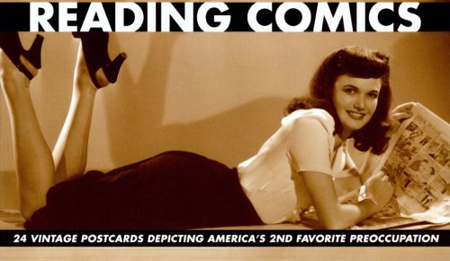 Stock image for Reading Comics: 24 Vintage Postcards Depicting America's 2nd Favorite Preoccupation for sale by Dunaway Books