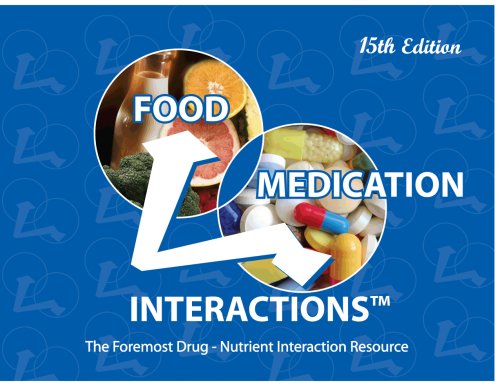 Stock image for Food -Medication Interactions for sale by Ergodebooks
