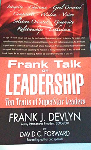 Stock image for Frank Talk on Leadership Ten Traits of Superstar Leaders for sale by ThriftBooks-Atlanta