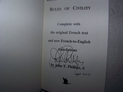 Beispielbild fr George Washington's Rules of Civility: Complete With the Original French Text and New French-To-English Translations (The Compleat George Washington Series, Vol. 1) zum Verkauf von Wonder Book