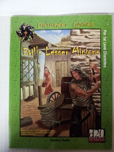 Beispielbild fr Evil's Lesser Minions (Fantasy Adventures (Pinwheel Games) (d20)) zum Verkauf von Noble Knight Games