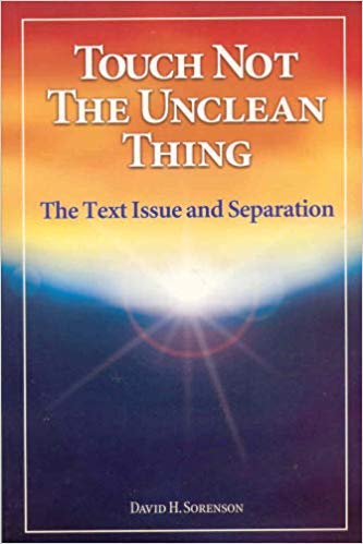 Stock image for Touch Not the Unclean Thing: The Bible Translation Controversy and the Principle of Separation for sale by ThriftBooks-Atlanta