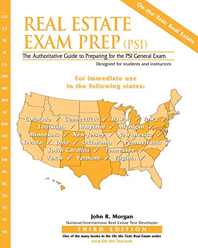 Beispielbild fr Real Estate Exam Prep (PSI): The Authoritative Guide to Preparing for the PSI General Exam (On-the-Test: Real Estate Series) zum Verkauf von Blue Vase Books