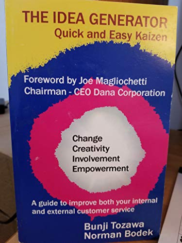 Imagen de archivo de The Idea Generator: Quick and Easy Kaizen a la venta por Decluttr