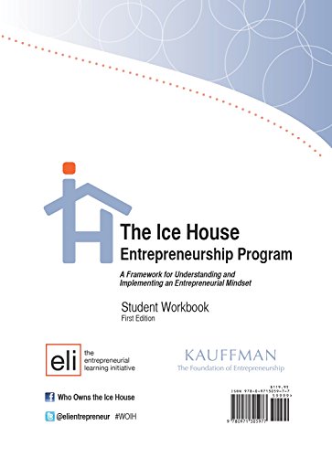 Imagen de archivo de Ihep - Student Workbook: Framework for Understanding and Implementing an Entrepreneurial Mindset a la venta por ThriftBooks-Dallas
