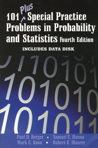 9780971313071: 101 Special Practice Problems in Probability and Statistics by Paul D. Berger, Samuel C. Hanna, Mark G. Kean, Robert E. Mau (2008) Paperback