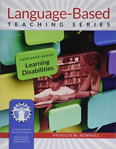 Beispielbild fr Language-Based Learning Disabilities zum Verkauf von SecondSale