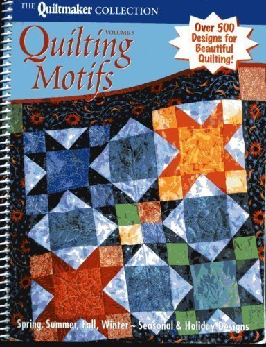 Stock image for Quiltmaker Collection Quilting Motifs Volume 3 for sale by Blue Vase Books