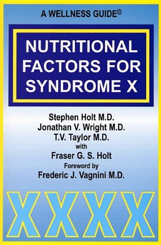 Imagen de archivo de Nutritional Factors for Syndrome X: A Wellness Guide a la venta por ThriftBooks-Atlanta