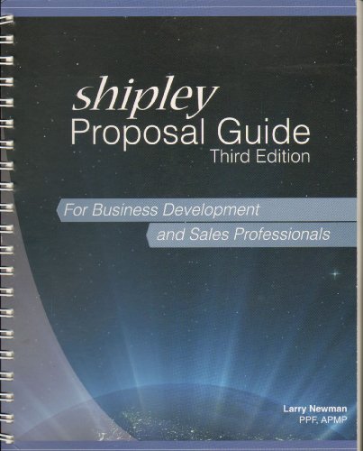 Beispielbild fr Shipley Proposal Guide zum Verkauf von Giant Giant