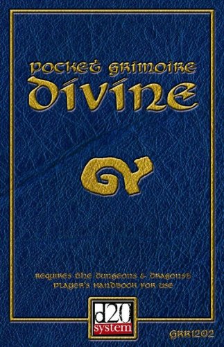 Imagen de archivo de Pocket Grimoire - Divine (Fantasy Supplements (Green Ronin Publishing) (d20)) a la venta por Noble Knight Games
