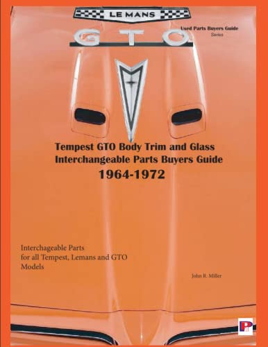 Stock image for Tempest GTO Body Trim and Glass for sale by Revaluation Books