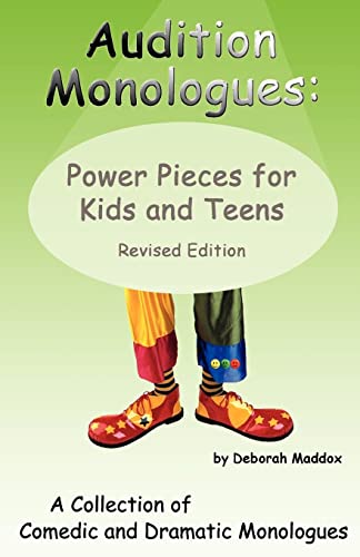 Imagen de archivo de Audition Monologues : Power Pieces for Kids and Teens Revised Edition a la venta por Better World Books