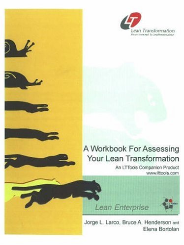 Imagen de archivo de A Workbook for Assessing Your Lean Transformation a la venta por HPB-Red