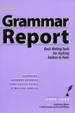 Stock image for Grammar Report: Basic Writing Tools For Aspiring Authors and Poets for sale by Wonder Book