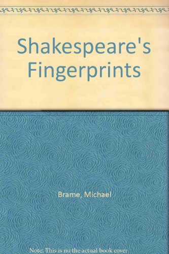 Stock image for Shakespeare's Fingerprints for sale by HPB-Red
