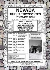 9780972044141: Nevada, Ghost Towns, 6;Map Set Then & Now