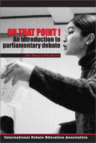 9780972054119: On That Point!: An Introduction to Parliamentary Debate
