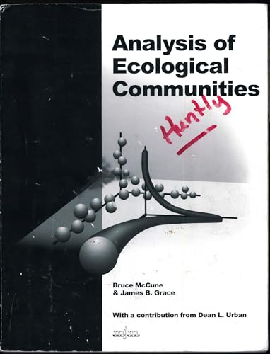 Beispielbild fr Analysis of Ecological Communities zum Verkauf von KuleliBooks