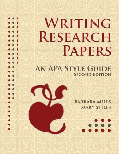 Imagen de archivo de Writing Research Papers An APA Style Guide a la venta por Your Online Bookstore