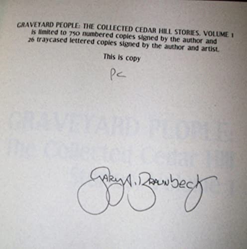 Beispielbild fr Graveyard People: The Collected Cedar Hill Stories zum Verkauf von Barsoom Books