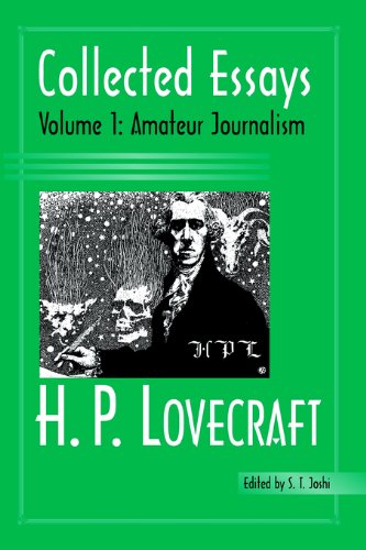 9780972164412: Collected Essays of H. P. Lovecraft: Amateur Journalism