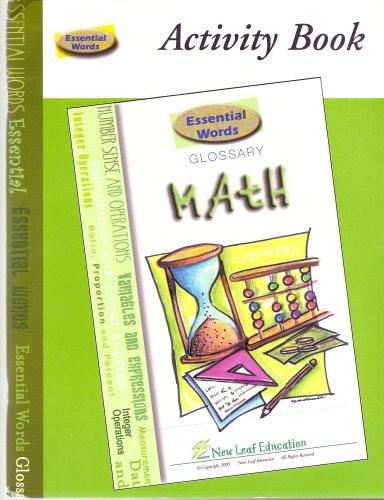 Beispielbild fr Essential Words Math Activity Book (Intermediate) : Intermediate/Middle School zum Verkauf von Better World Books: West