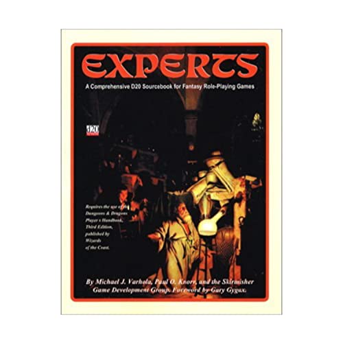 9780972251105: Experts: A Comprehensive D20 Sourcebook for Fantasy Role-Playing Games by Varhola, Michael J., Knorr, Paul O. (2002) Paperback
