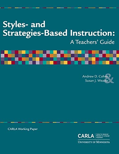 Stock image for Styles- and Strategies-Based Instruction: A Teachers' Guide for sale by Book Deals