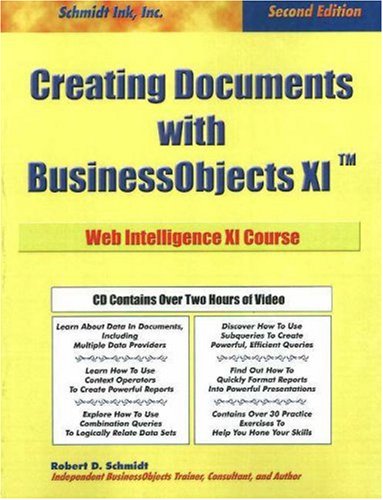 Imagen de archivo de WEB INTELLIGENCE XI COURSE a la venta por AwesomeBooks