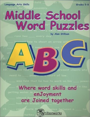 Middle School Word Puzzles (9780972300902) by Stillson, Alan