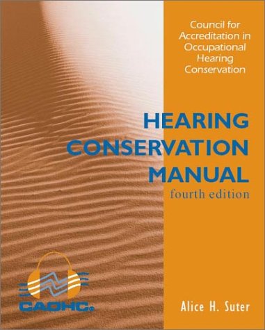 Stock image for Hearing Conservation Manual for sale by ThriftBooks-Dallas