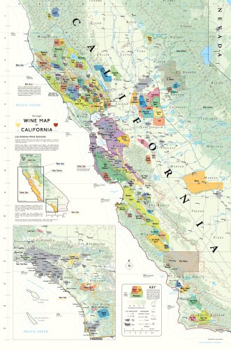9780972363266: Wine Map of California
