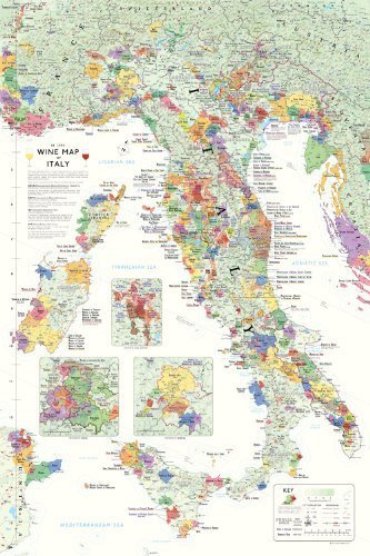9780972363273: Wine Map of Italy