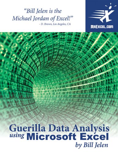 Beispielbild fr Guerilla Data Analysis Using Microsoft Excel zum Verkauf von Better World Books