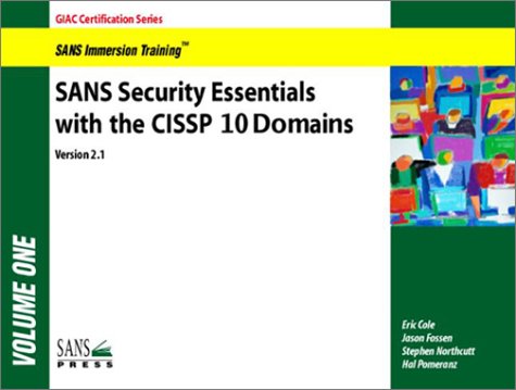 Stock image for SANS Security Essentials with CISSP CBK (Set of 2; Version 2.1) for sale by SecondSale