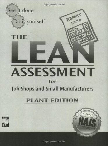 Stock image for The Lean Assessment for Job Shops and Small Manufacturers for sale by Goodwill