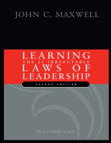 Beispielbild fr Learning The 21 Irrefutable Laws of Leadership: Leader Guide zum Verkauf von Krak Dogz Distributions LLC