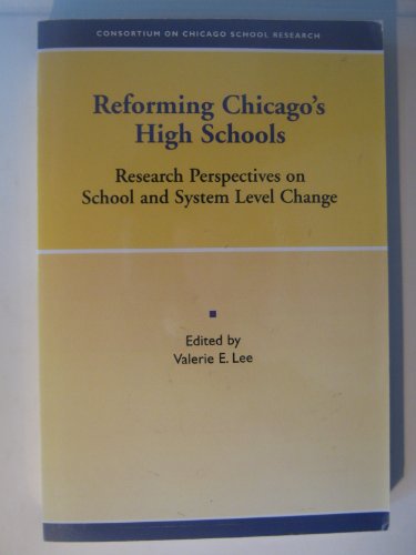 Stock image for Title: Reforming Chicago's High Schools for sale by Redux Books