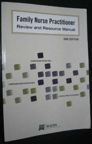 Beispielbild fr Family Nurse Practitioner: Review And Resource Manual / Marilyn W. Edmunds . Et Al zum Verkauf von HPB-Red