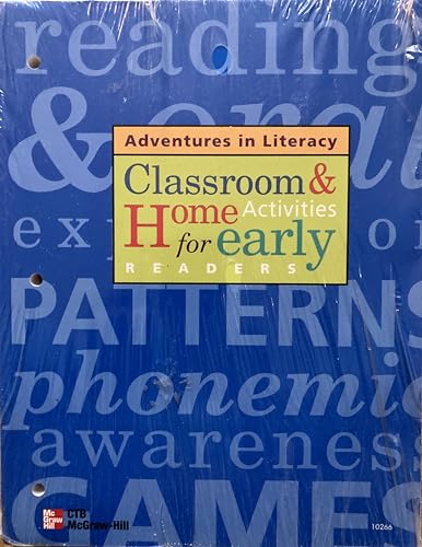 Adventures in Literacy: Classroom and Home Activities for Early Readers (9780972638203) by Ctb; McGraw-Hill; CTB/McGraw-Hill